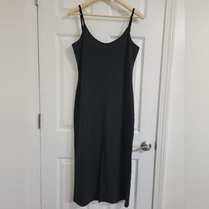 Vici Black Ribbed Dress- XL